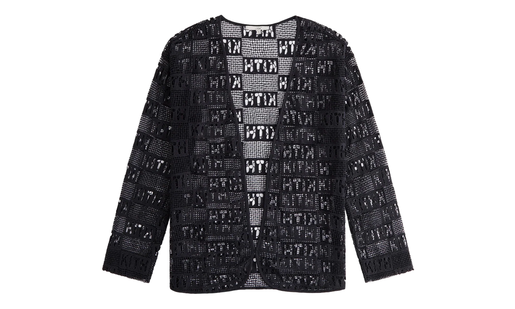 Ethan Logo Lace Cardigan WMNS "Black" KITH115