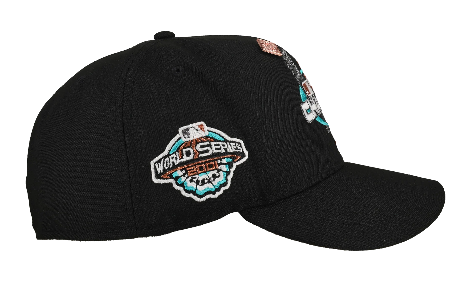59FIFTY Arizona Diamondbacks 2001 World Series Script Fitted Hat "Black" NE448