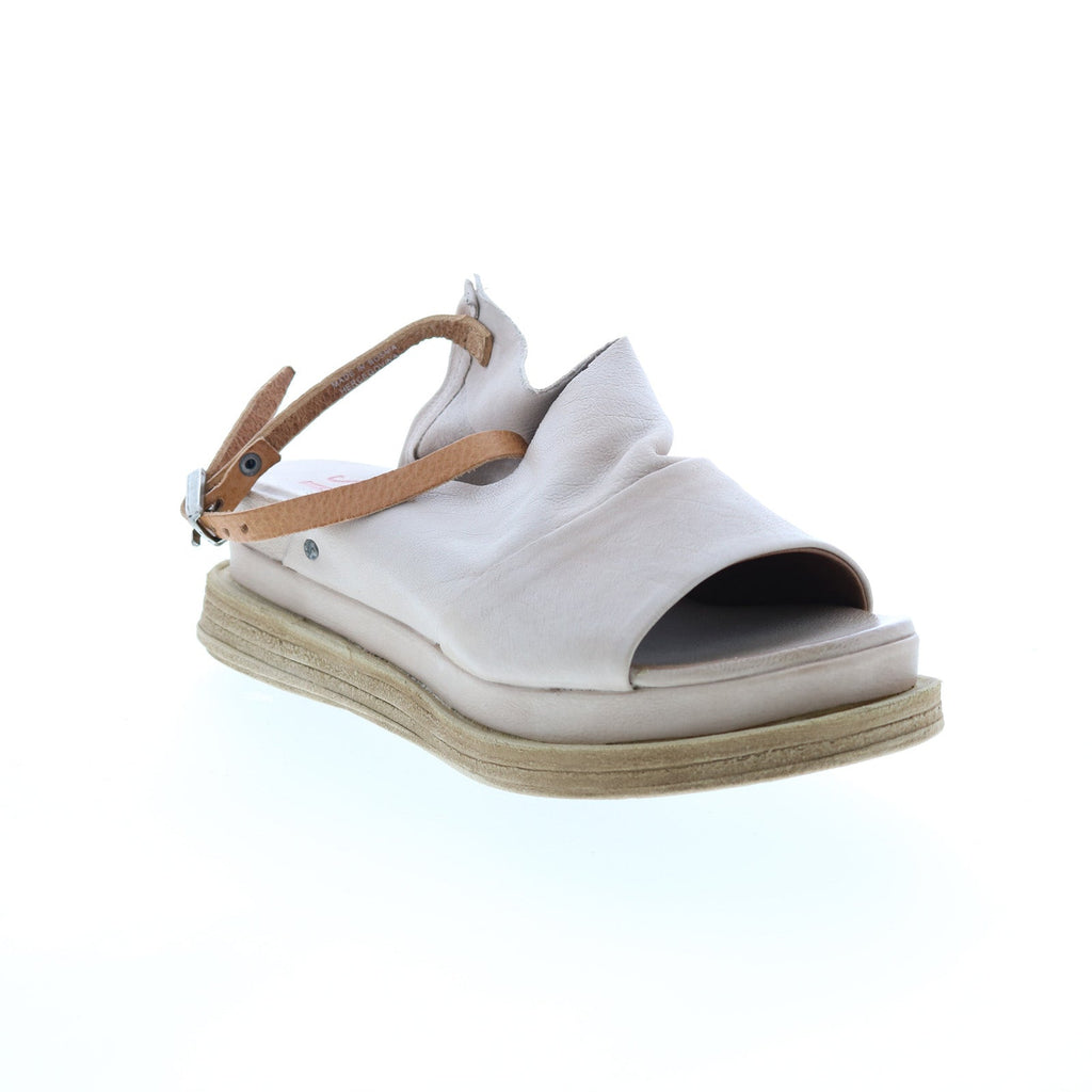 Lira A15027-101 Womens Beige Leather Slingback Sandals Shoes