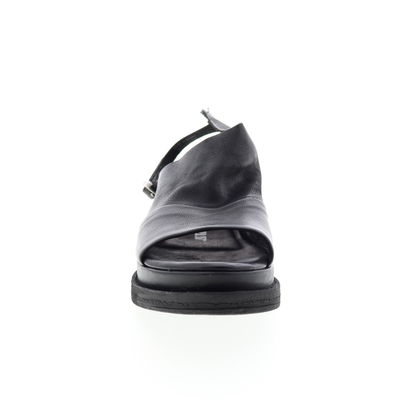 Lira A15027-101 Womens Black Leather Platform Sandals Shoes