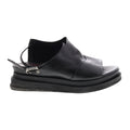 Lira A15027-101 Womens Black Leather Platform Sandals Shoes