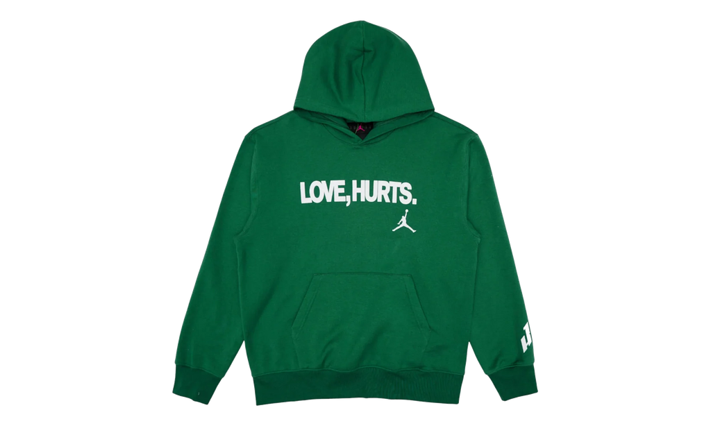 Jordan Fleece Love Hurts Hoodie Kelly "Jalen Hurts" IQ3758 366