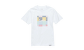 South Hampton Seersucker Patchwork Logo Tee Shirt "White" 1542T3860 WHT