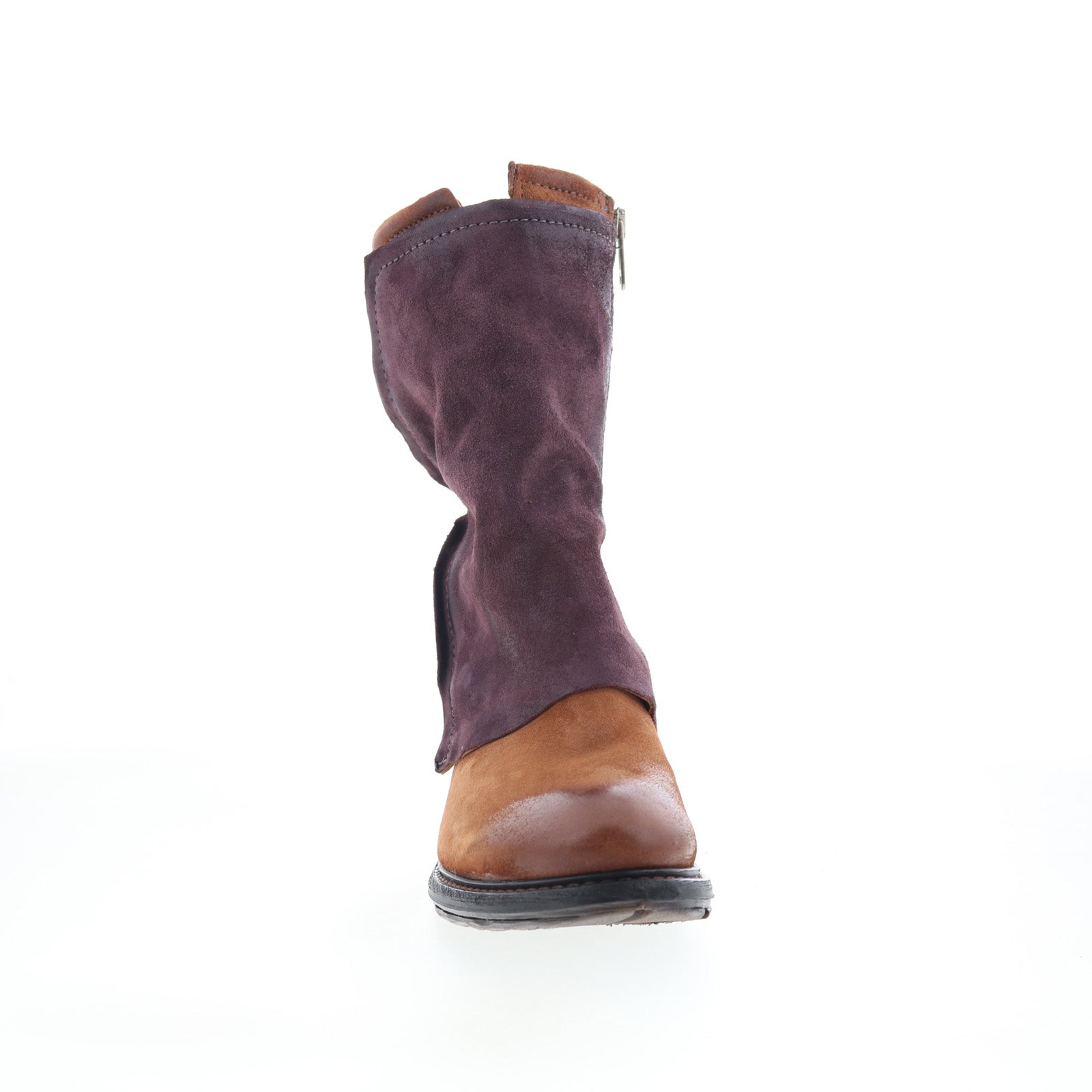 Connor A22204-101-0004 Womens Brown Suede Zipper Casual Dress Boots
