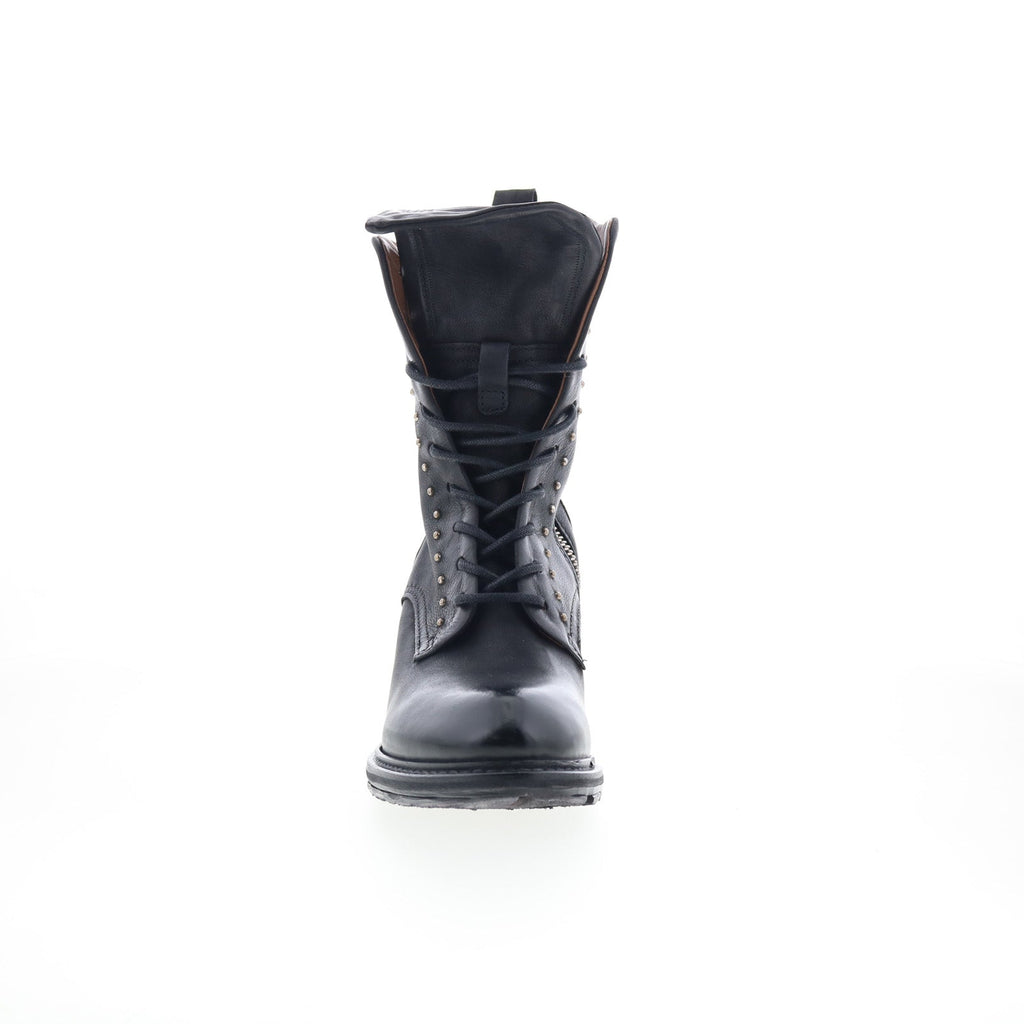 Carlton A22214-101-6002 Womens Black Leather Casual Dress Boots