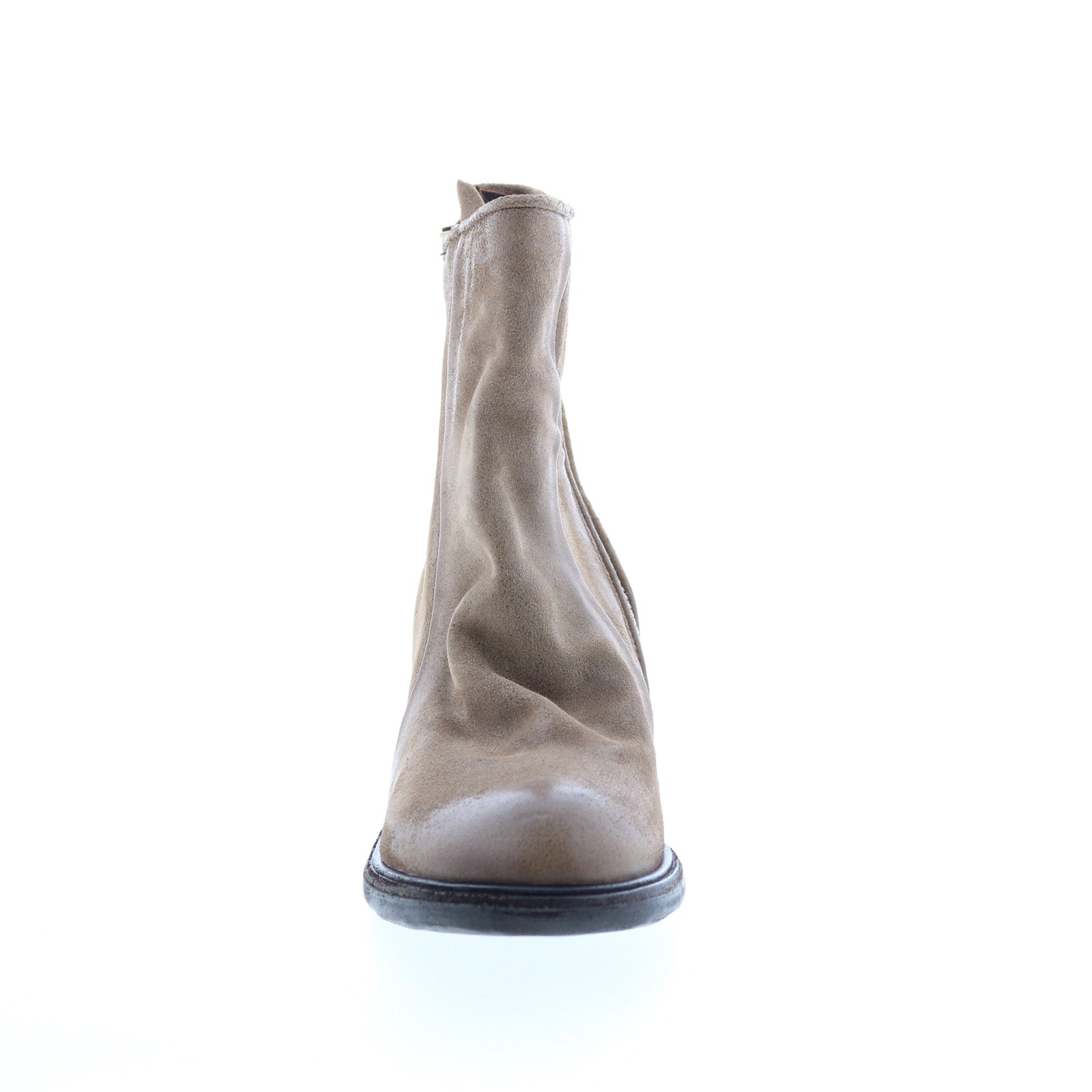 Jase A24208-301 Womens Brown Leather Zipper Casual Dress Boots