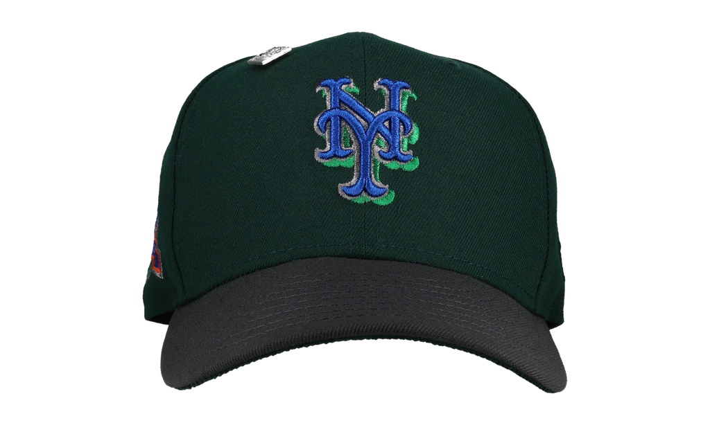 59FIFTY New York Mets 40th Anniversary Fitted Hat "Dark Green / Graphite / Metallic" 123451298322