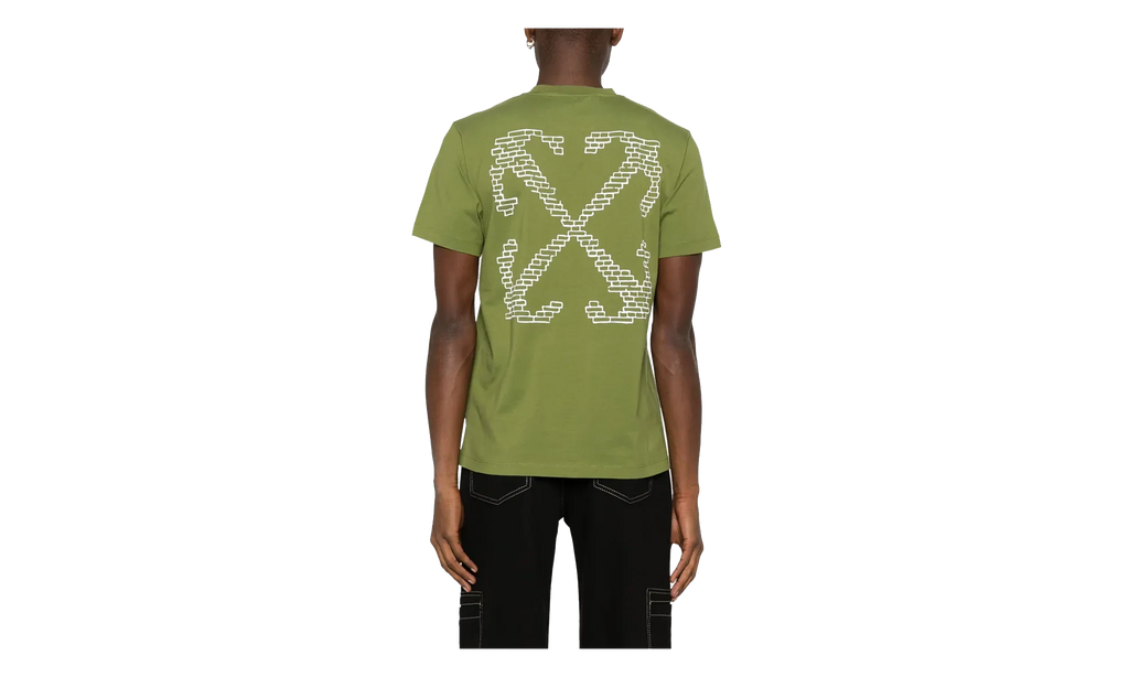 Brick Arrow Slim S/S Tee "Green" OMAA027G20JER0655501