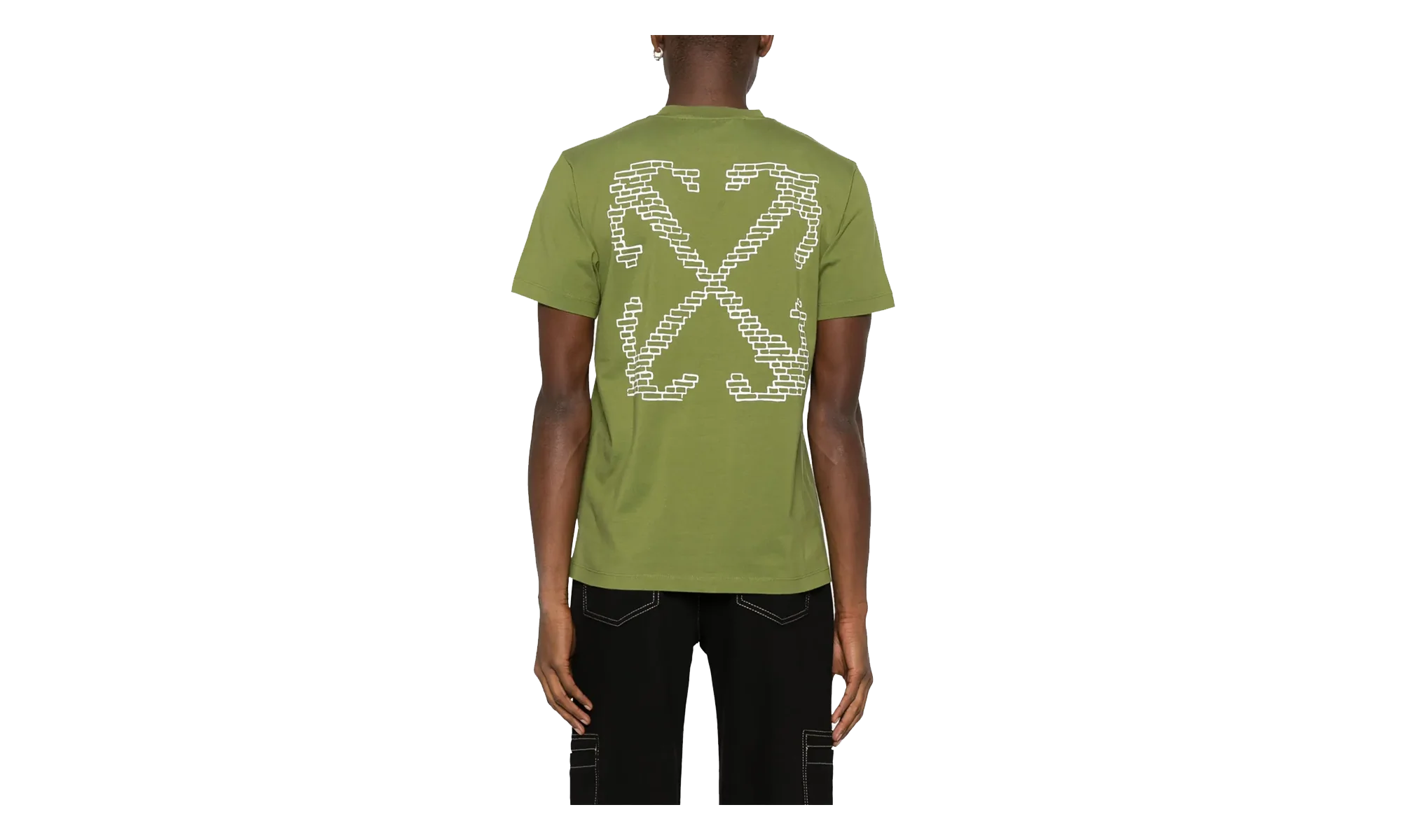 Brick Arrow Slim S/S Tee "Green" OMAA027G20JER0655501