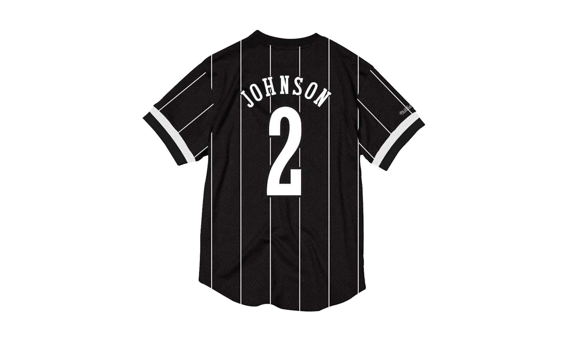 NBA Larry Johnson Name & Number Mesh Crewneck Shirt "Charlotte Hornets - Black" BA8X4G CHO K KVP