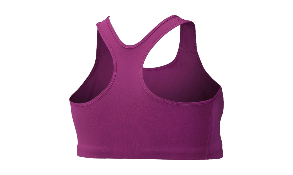 Swoosh Medium‑Support Non‑Padded Sports Bra WMNS "White Black (Plus Size)" BQ0973 564