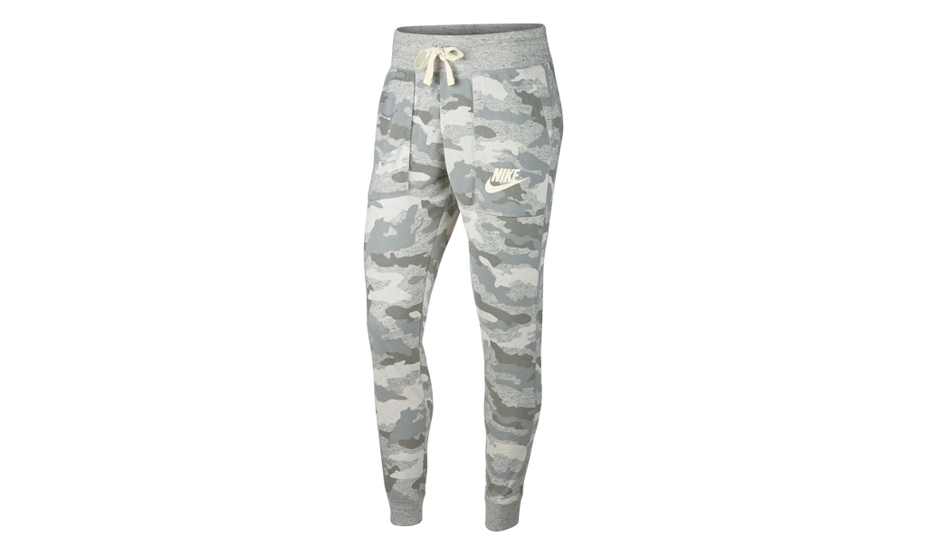 Gym Vintage Camo Print Pants WMNS "Grey / White" AO9178 019