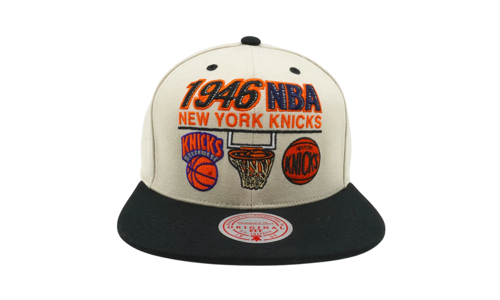 NBA Hardwood Classics First Of Many Snapback Cap "New York Knicks - Off White" HHSS6330 NYKYYPPPOFWH