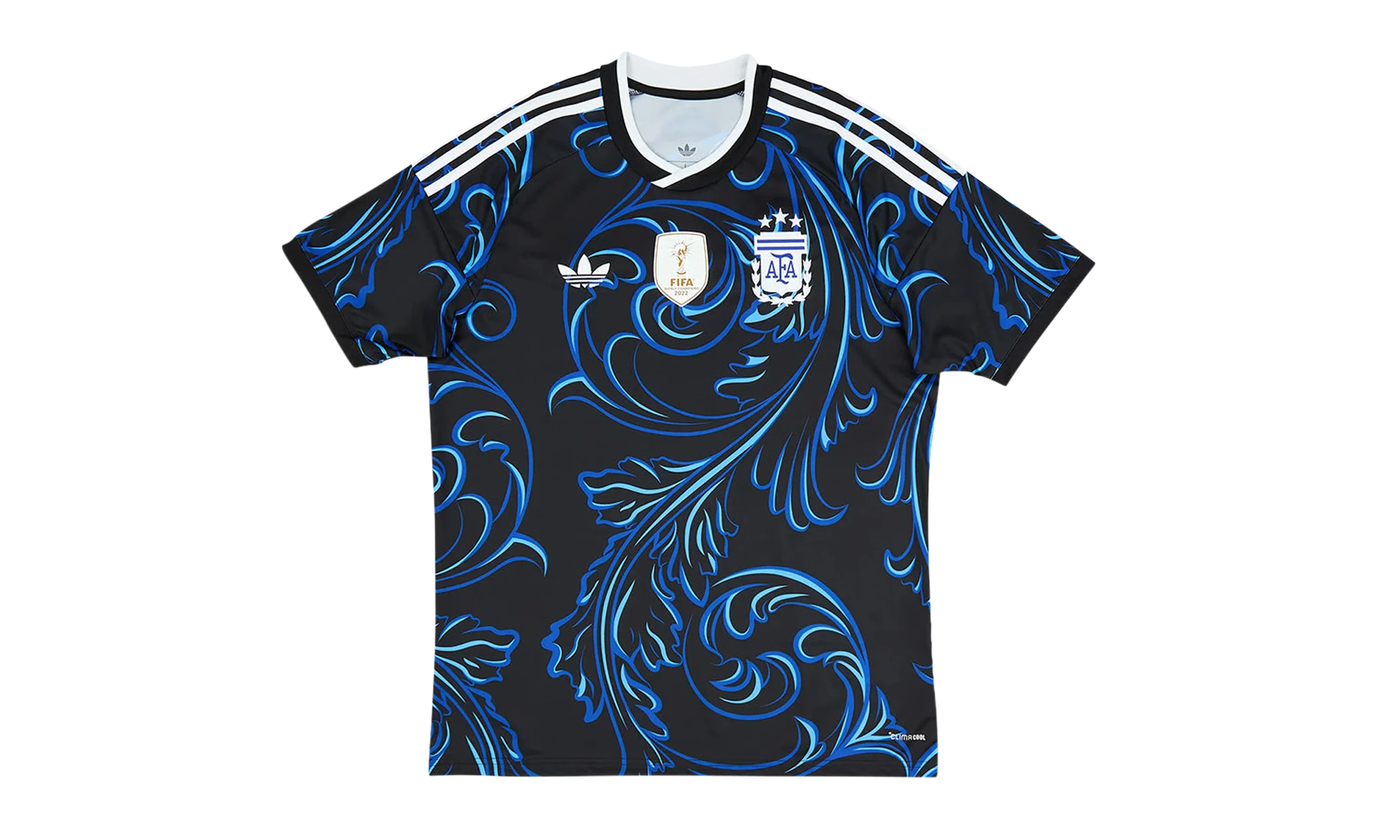 Argentina 26 Away Soccer Jersey "Black Lucid Blue" JM8395