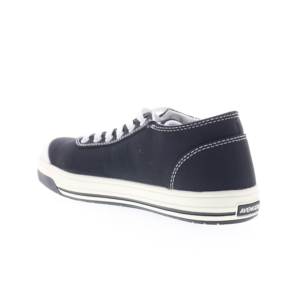 Avenger Blade 6 Eye Aluminum Toe A320 Mens Black Wide Work & Safety Shoes