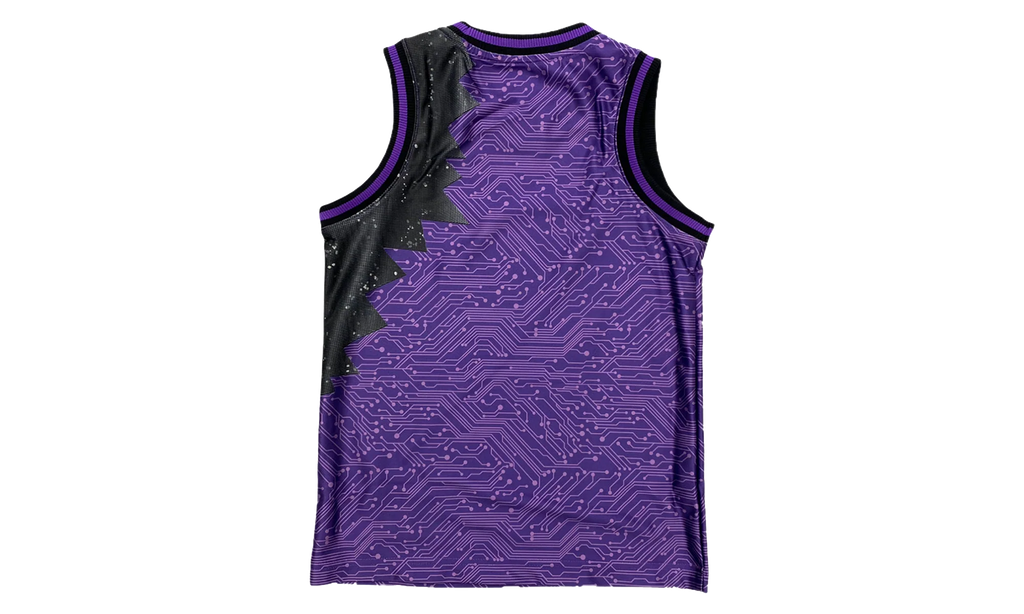 Space Jam Goon Squad Jersey GS "Hyper Grape / Wolf Grey" DM2974 560