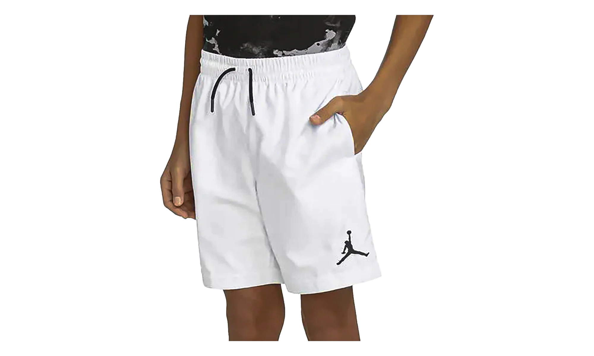 AIR JORDAN JUMPMAN WOVEN PLAY SHORTS "White / Black" 95B466 001