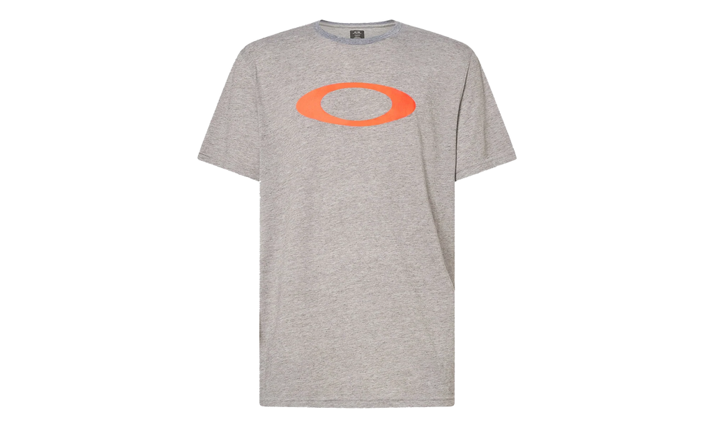 O-Bold Ellipse T-Shirt "New Granite / Neon Orange" 457132 9V5