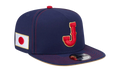 9FIFTY Team Japan 2026 World Baseball A Frame Snapback Hat "Blue" NE394