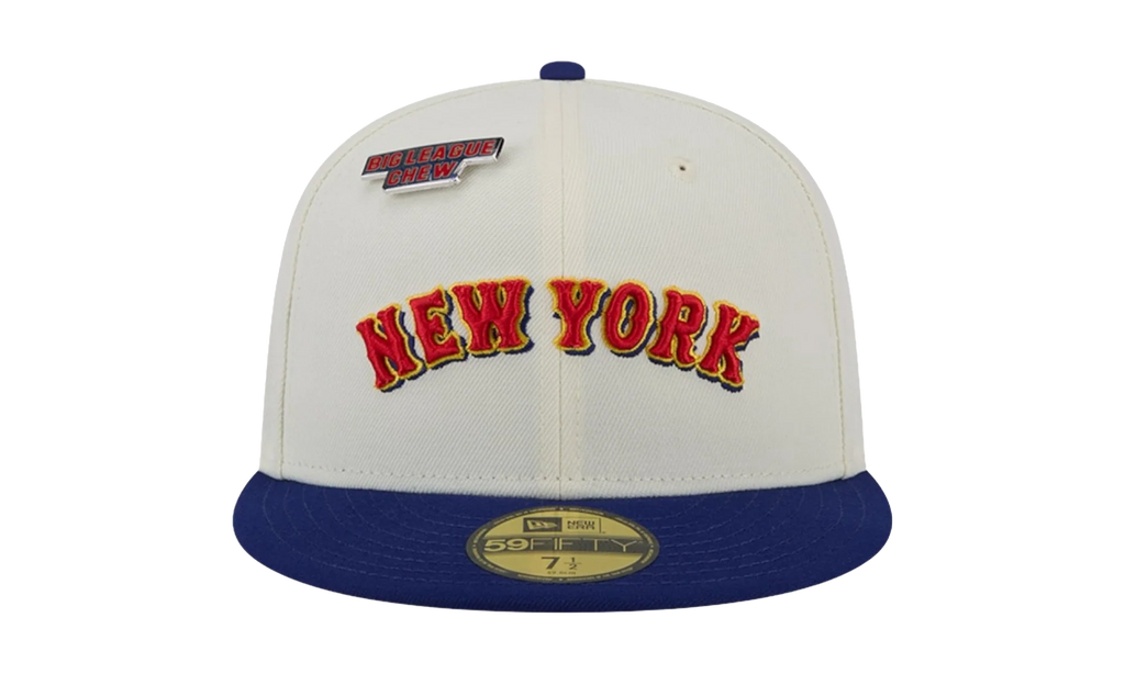 59FIFTY New York Mets Big League Chew Original Fitted Hat "White / Blue" NE491