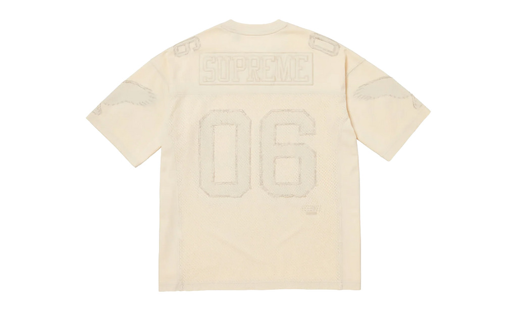 MM6 Maison Margiela Cotton Football Jersey "SS26 - Beige" SU27177