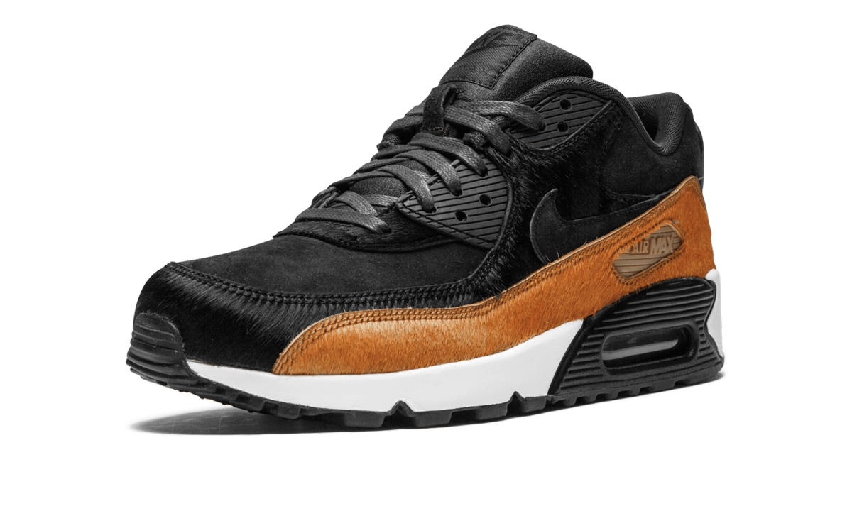 AIR MAX 90 LX MNS WMNS "Pony Hair - Black/Cider" 898512 005