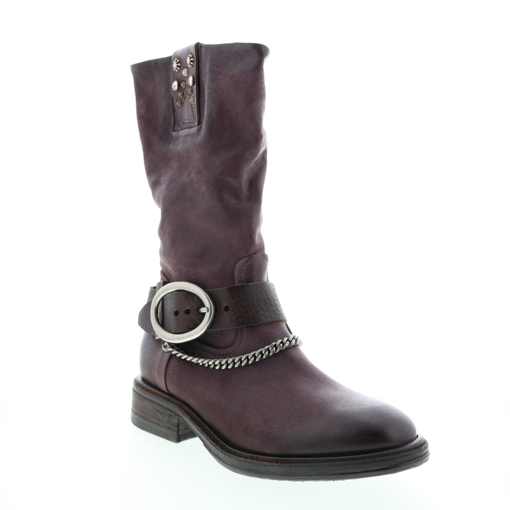 Frey A51305-301 Womens Brown Leather Hook & Loop Casual Dress Boots