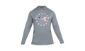 Freedom Tech Terry PO Hoodie "Steel / White" 1323105 035