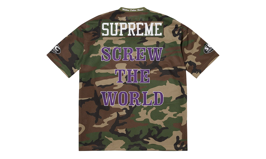 DJ Screw Football Jersey "SS26 - Woodland Camo" SU27358