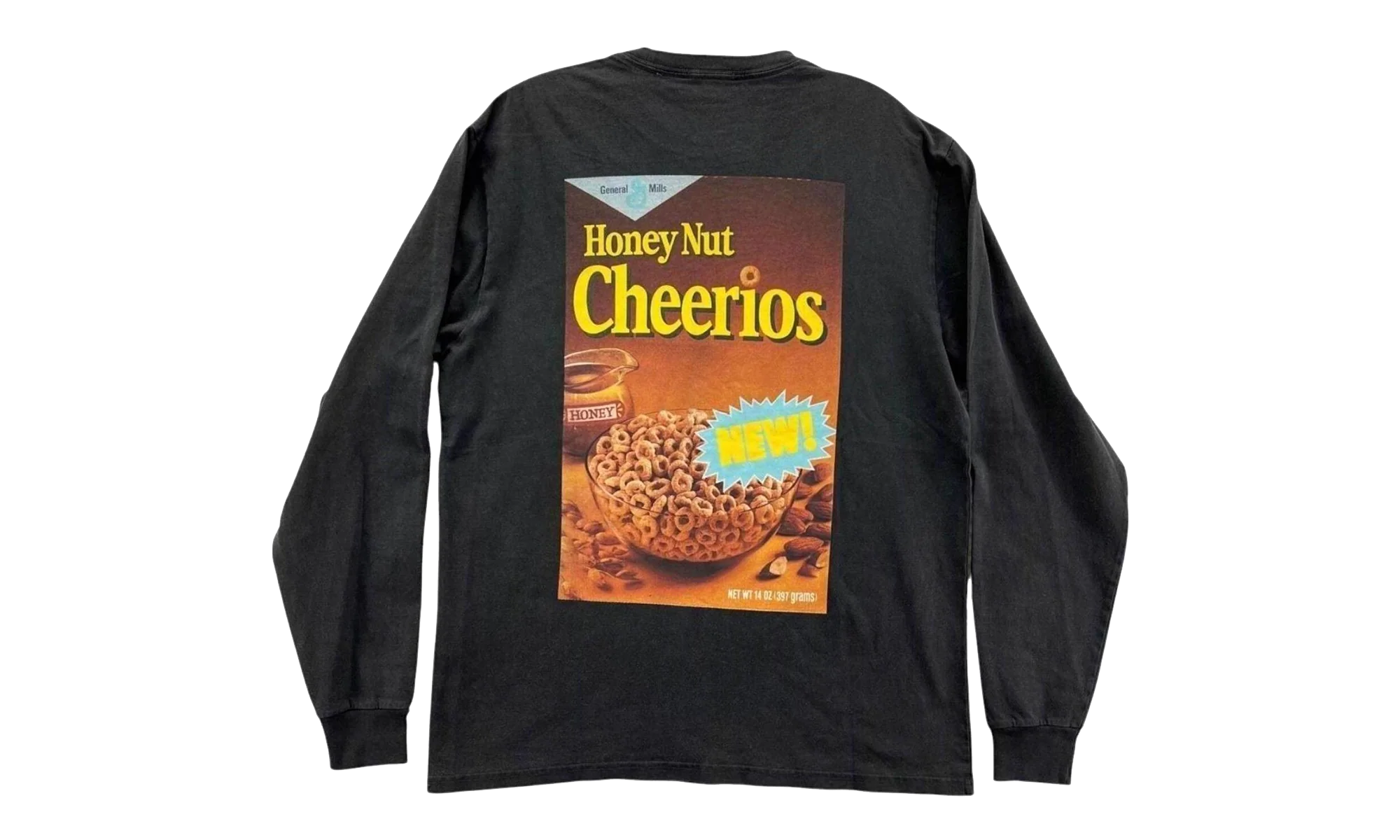 Cheerios Cereal Box Longsleeve Tee "Black" KITH86