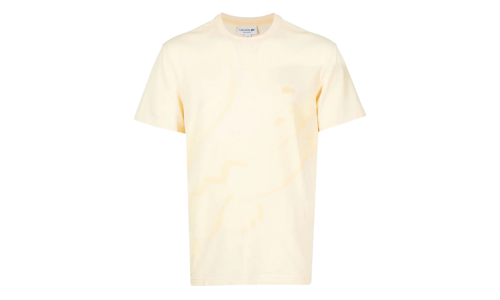 Crocodile Print Organic Cotton T-Shirt "Yellow" TH2604 HBZ