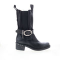 Nayden A63201-201-6002 Womens Black Leather Casual Dress Boots