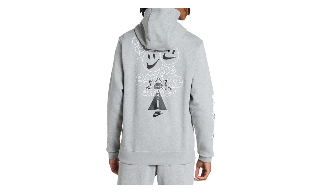 NSW Club Fleece Smile Pullover Hoodie "Heather Grey" DQ3520 063
