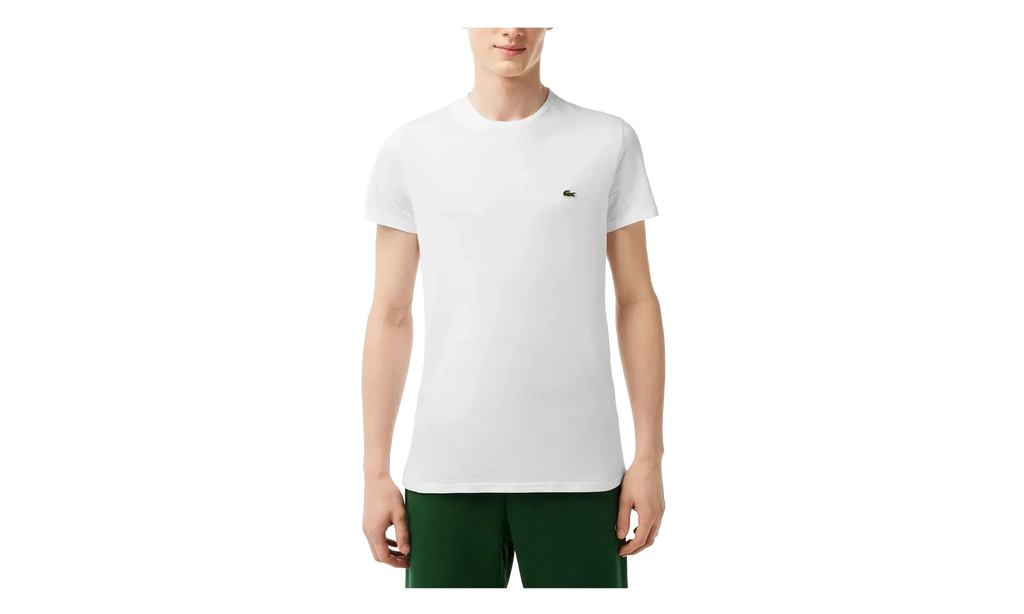 Crew Neck Pima Cotton Jersey T-shirt "White" TH6709 001