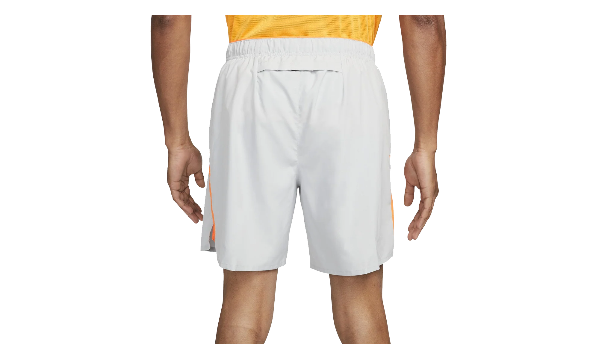 Dri-fit Challenger 18cm Unlined Versatile Shorts "Light Smoke Grey / Bright Mandarin / Black / Summit White" DX0914 077