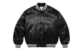 Champion® Satin Varsity Jacket "SS26 - Black" SU27455