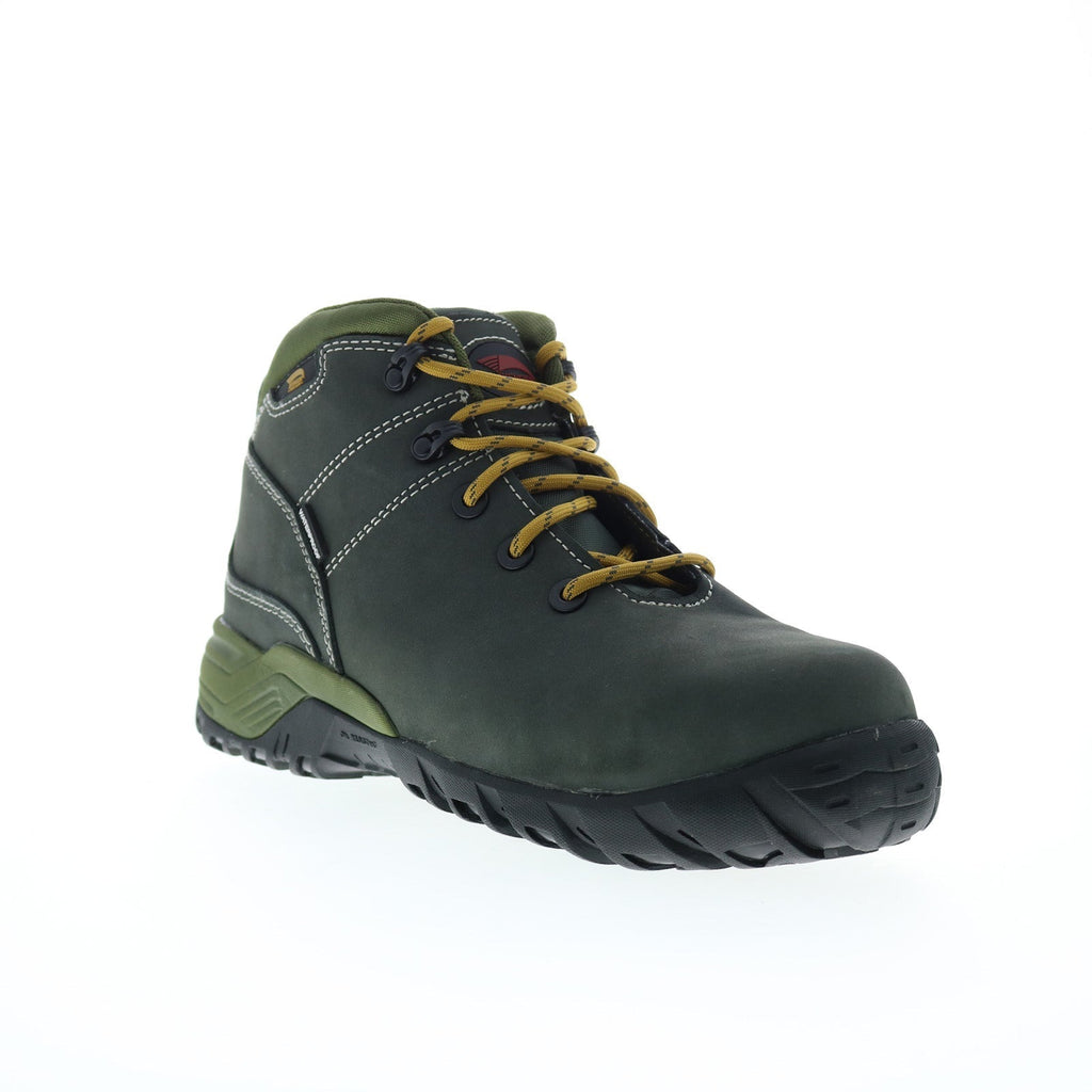 Avenger Trek Alloy Toe Electrical Hazard Waterproof Mens Green Work Boots