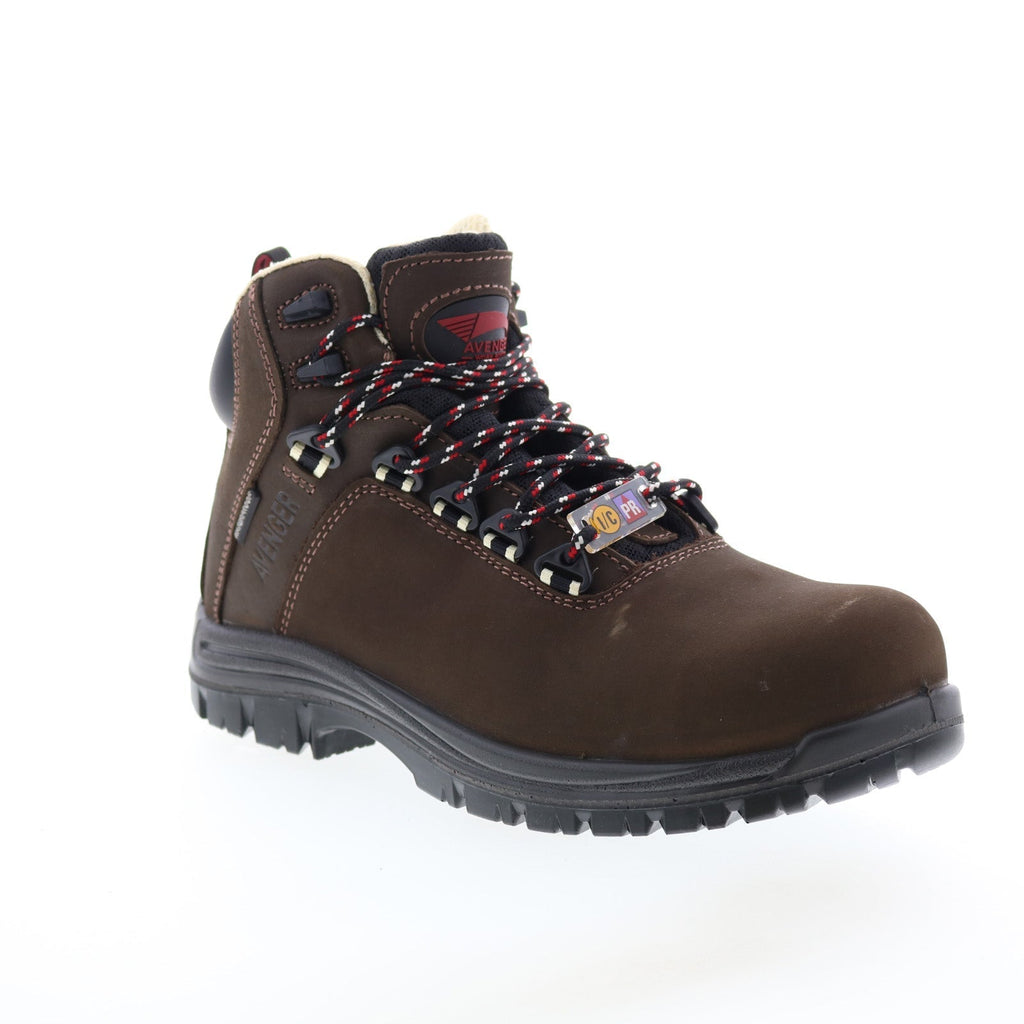Avenger Breaker Composite Toe Electrical Hazard WP Mens Brown Wide Boots