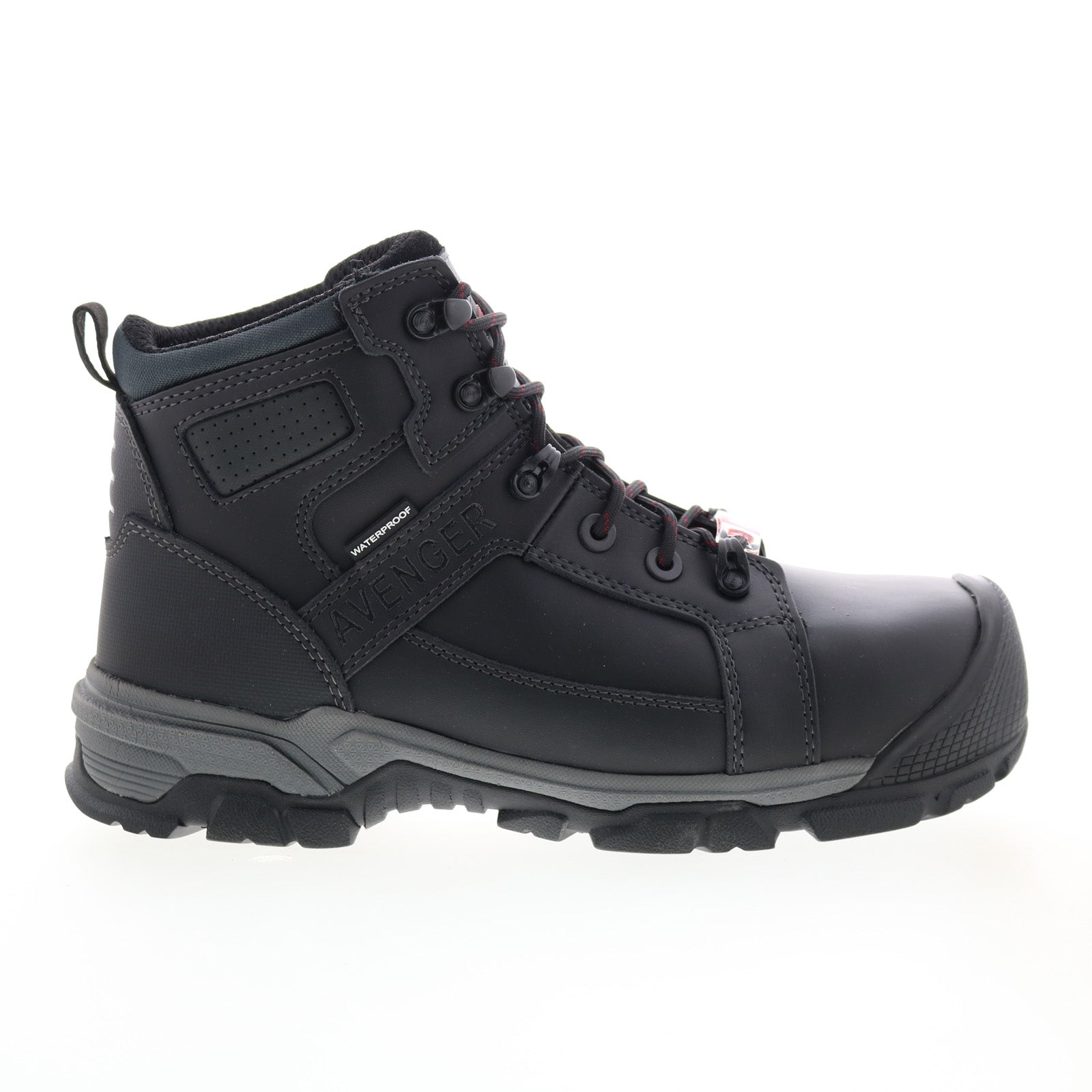 Avenger Ripsaw Carbon Toe Electric Hazard PR WP 6" Mens Black Work Boots