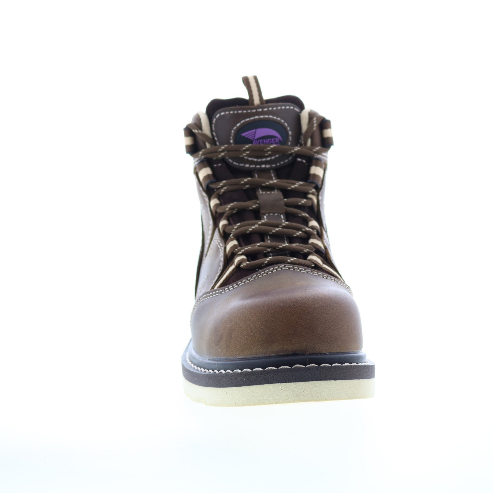 Avenger Wedge Carbon Toe Electric Hazard Waterproof 6" Womens Brown Work Boots