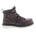 Avenger Wedge Carbon Toe Electric Hazard Waterproof 6" Womens Brown Work Boots
