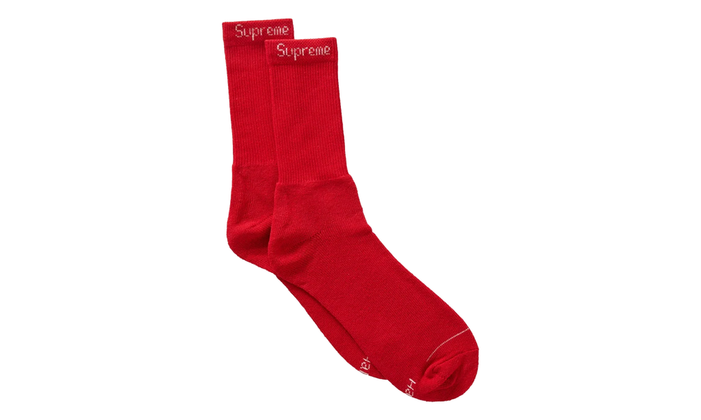 Hanes Crew Socks "Red" SU26997