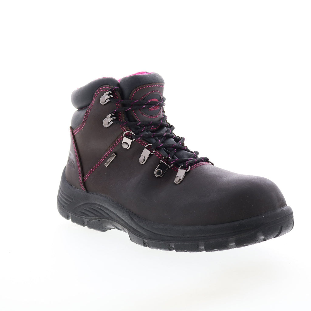 Avenger Framer Soft Toe Electrical Hazard Waterproof Womens Brown Work Boots