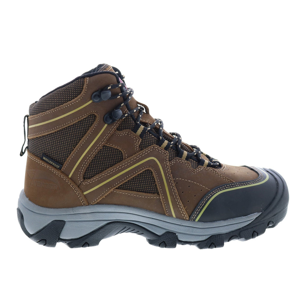Avenger Crosscut Steel Toe Waterproof Womens Brown Work & Safety Boots