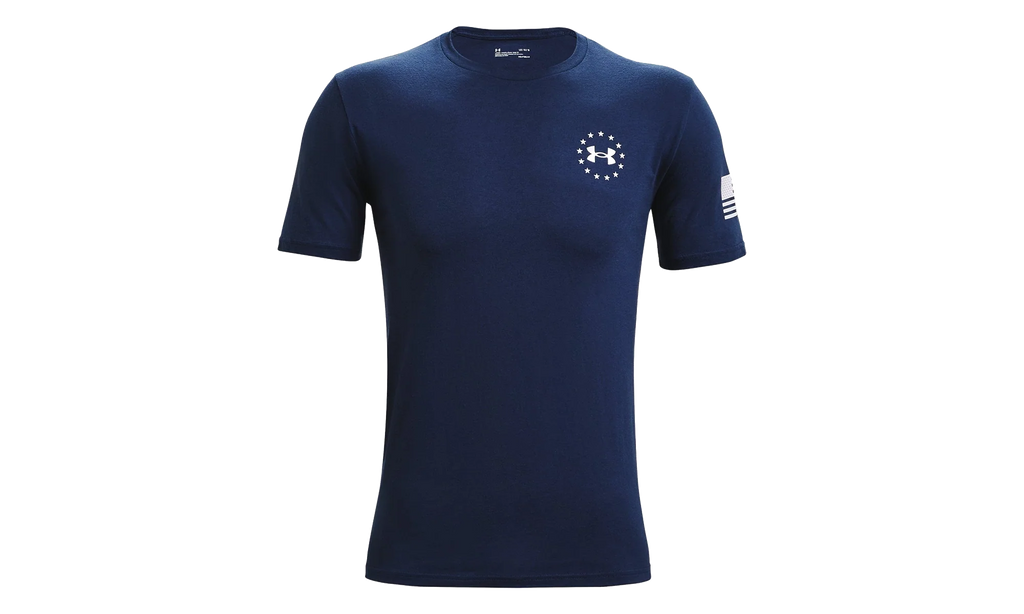 Freedom Back Lockup T-Shirt "Academy Blue / White" 1362052 408