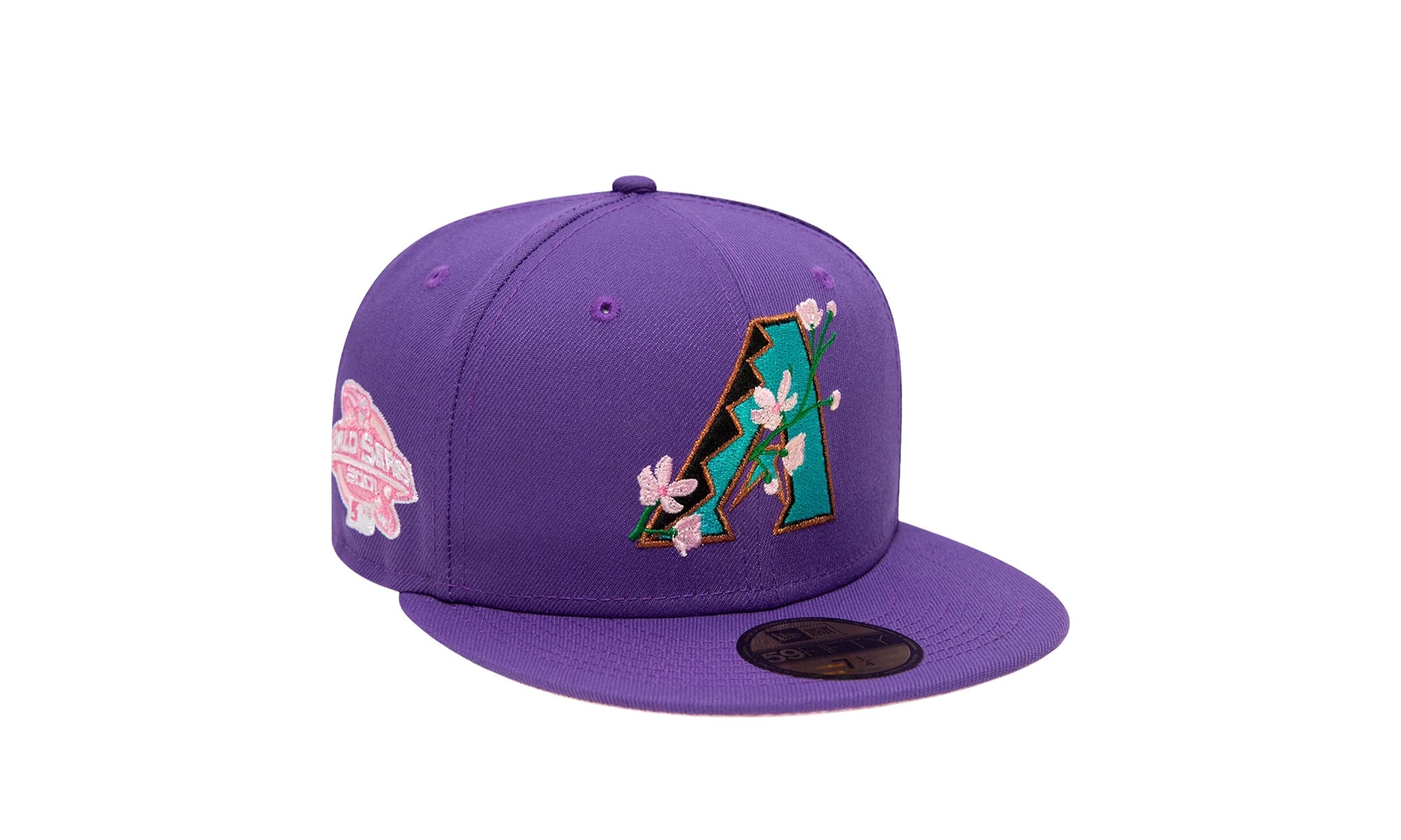Arizona Diamondbacks Side Patch Bloom 59FIFTY Fitted Hat "Black" 60288165