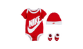 Baby Bodysuit, Hat and Booties 3-PC Box Set "University Red" LN0073 U10