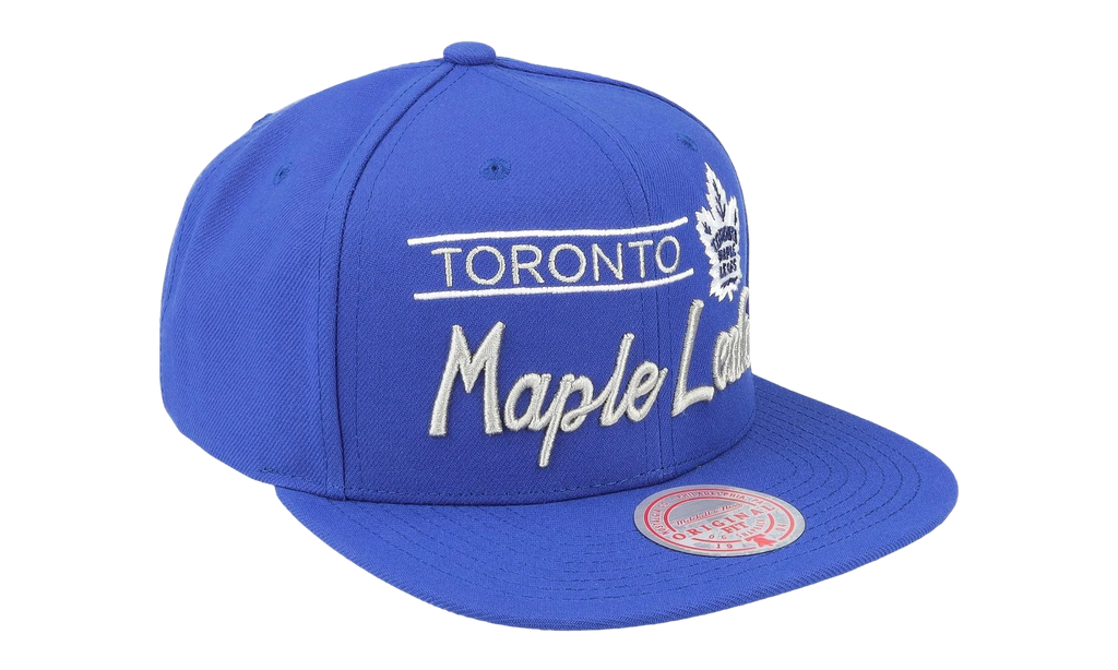 NHL Retro Lock Up Snapback Cap "Toronto Maple Leafs - Blue" 6HSSLD21213 TMLBLUE