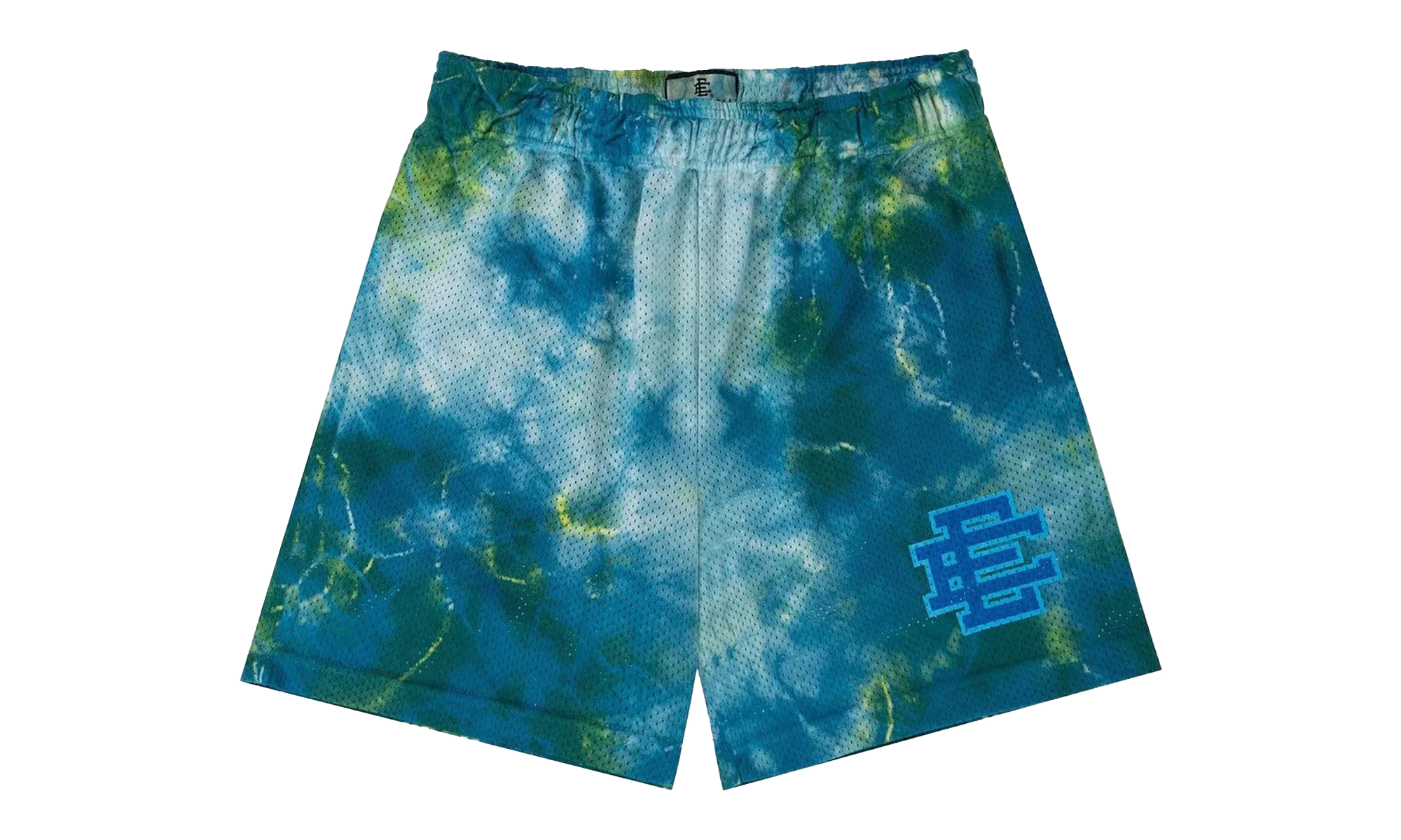 EE Basic Shorts "Tie Dye Blue / Light Green" EE211