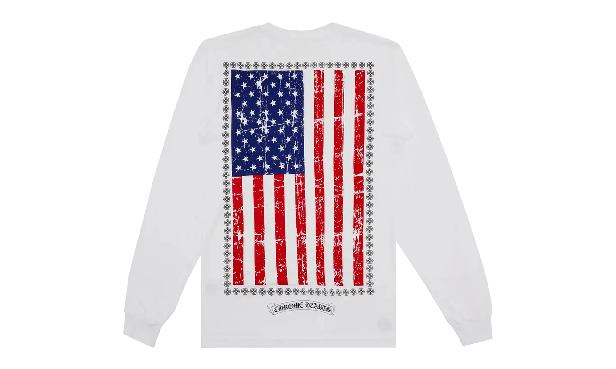 USA Flag Long-Sleeve "White" CHRM0787